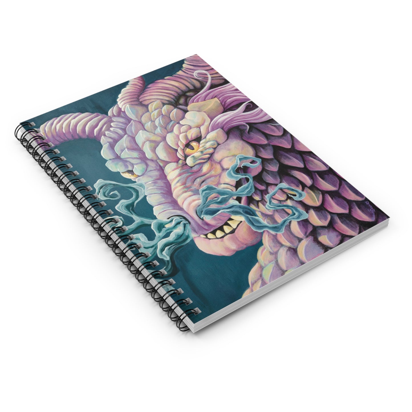 "Prayer to Dragons" Spiral Notebook