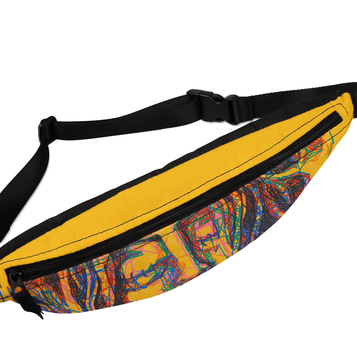 Limited Edition "Poison" Fanny Pack - New Media Collaboration by Alexandra Sosin and Barnplotter (Yellow)