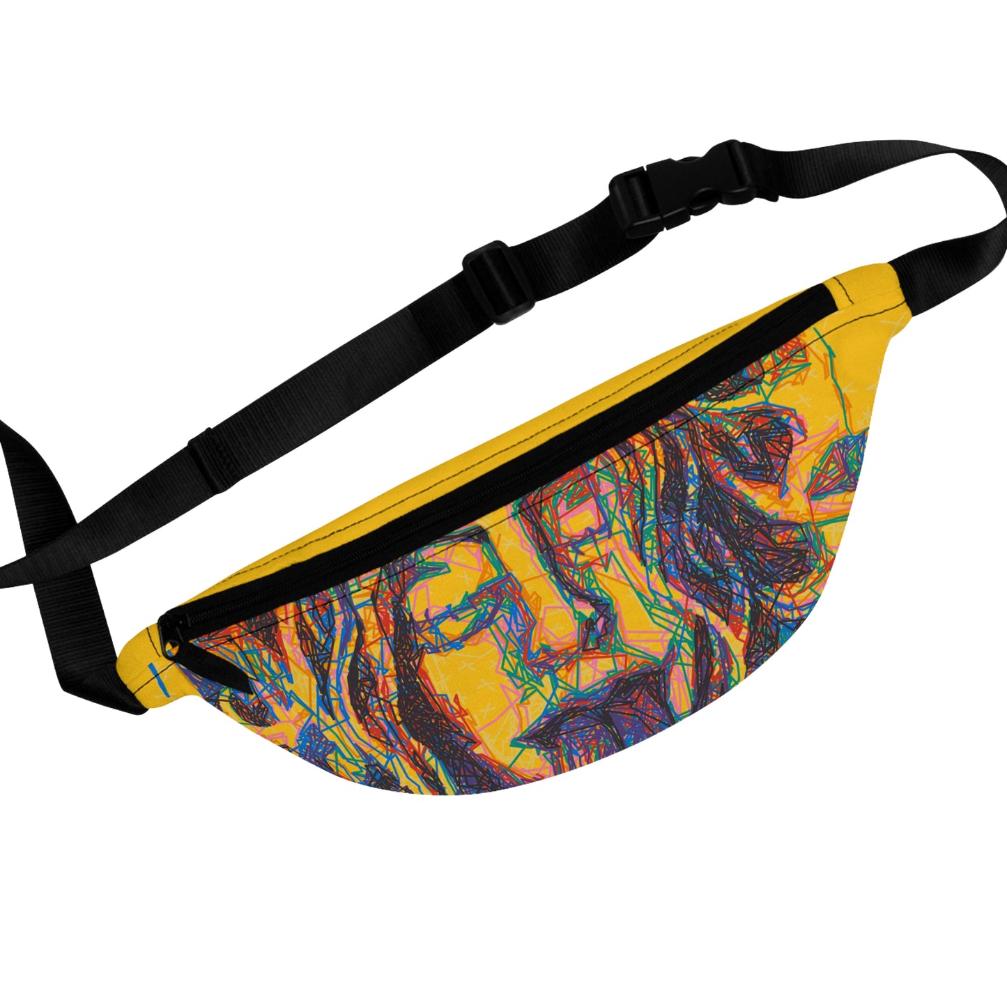 Limited Edition "Poison" Fanny Pack - New Media Collaboration by Alexandra Sosin and Barnplotter (Yellow)