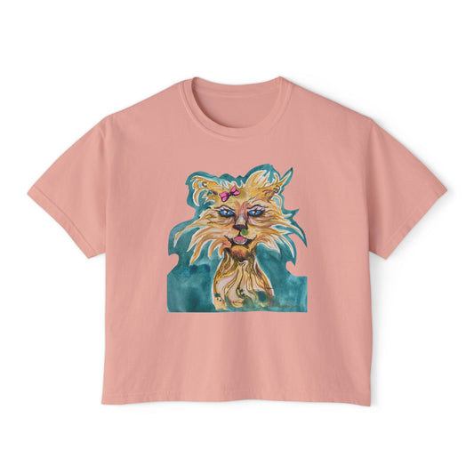 "Feral Cat" Women's Boxy Tee