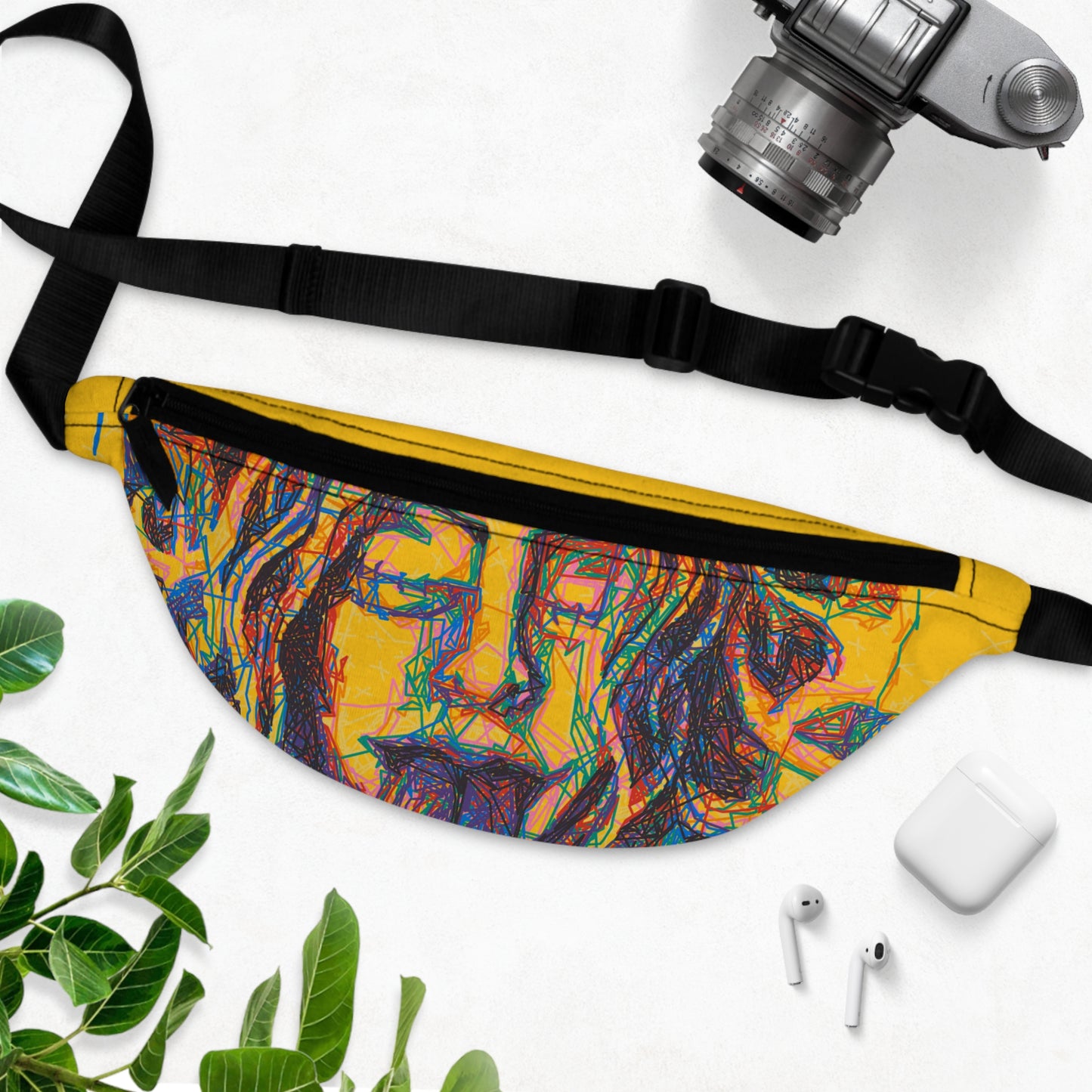Limited Edition "Poison" Fanny Pack - New Media Collaboration by Alexandra Sosin and Barnplotter (Yellow)