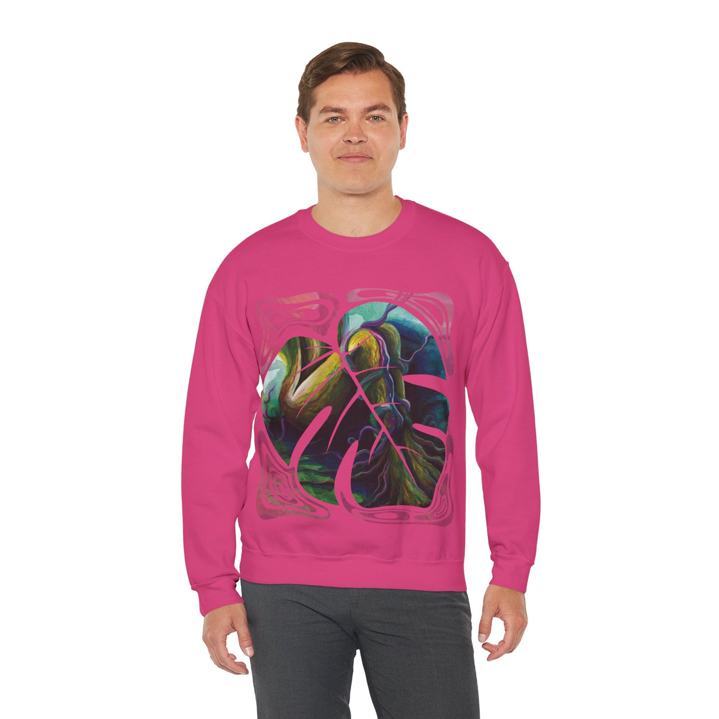 "Forest Nymph" Unisex Crewneck Sweatshirt (Art on Front)