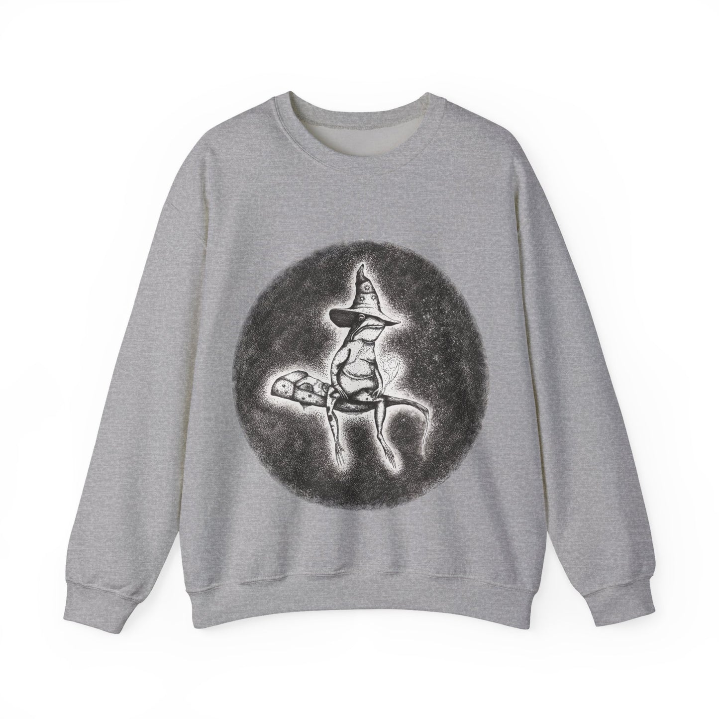 "Wizard Frog" Crewneck Sweatshirt (Unisex)