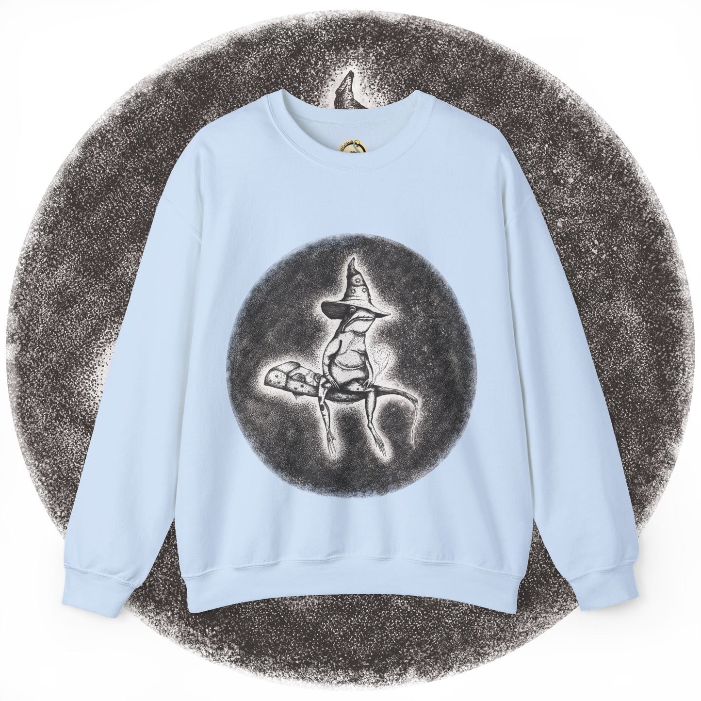 "Wizard Frog" Unisex Crewneck Sweatshirt