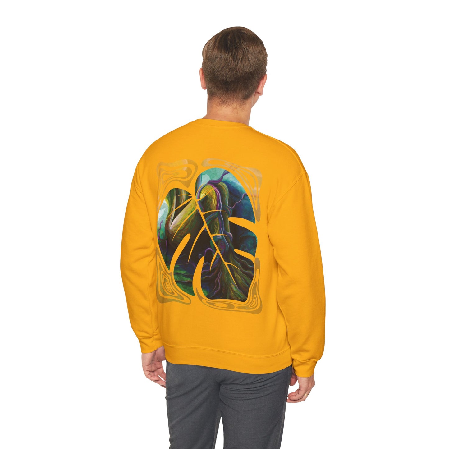 "Forest Nymph" Unisex Crewneck Sweatshirt (Art on Back)