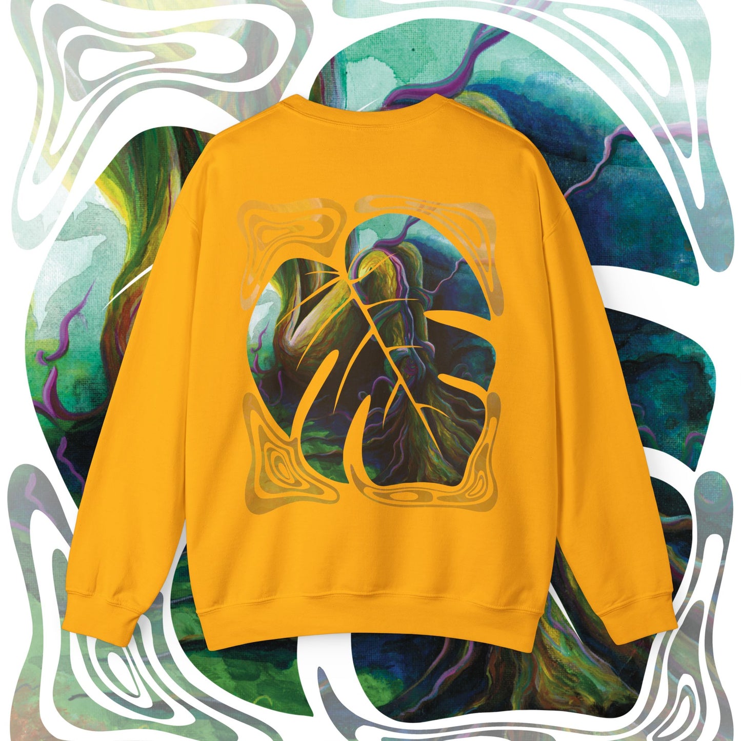 "Forest Nymph" Unisex Crewneck Sweatshirt (Art on Back)