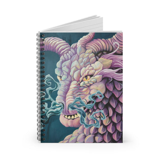 "Prayer to Dragons" Spiral Notebook