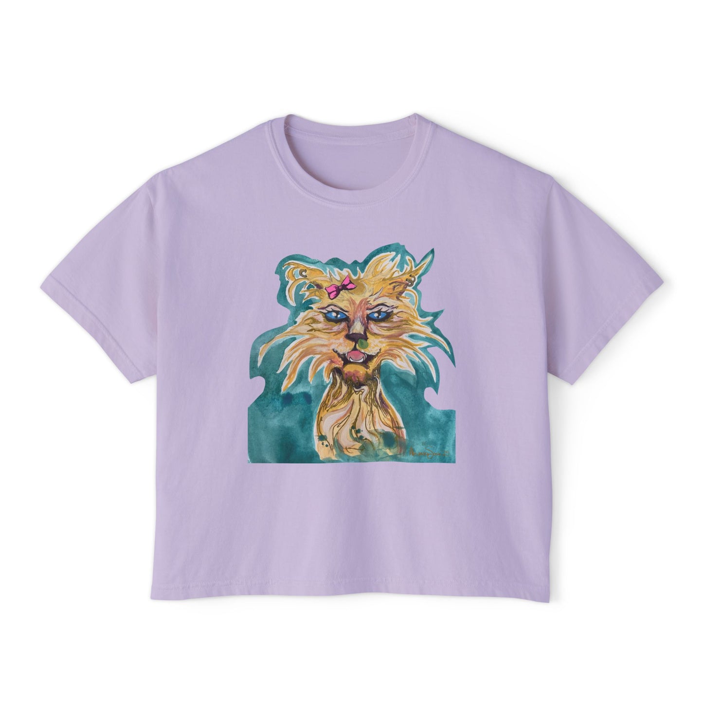 "Feral Cat" Women's Boxy Tee