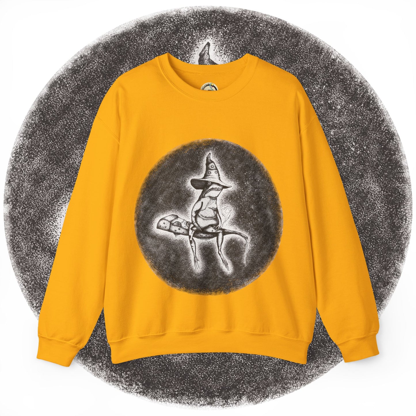 "Wizard Frog" Unisex Crewneck Sweatshirt
