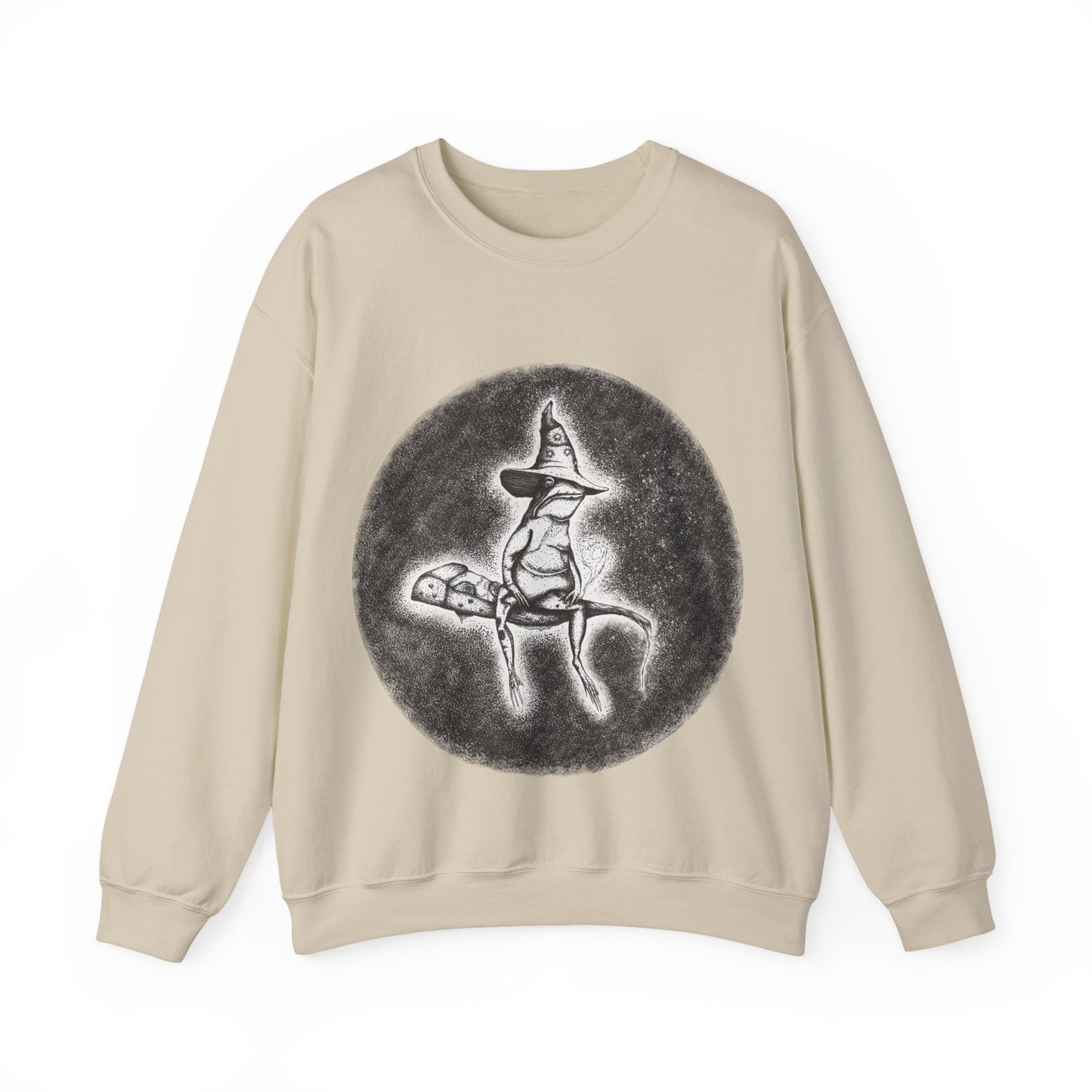 "Wizard Frog" Crewneck Sweatshirt (Unisex)