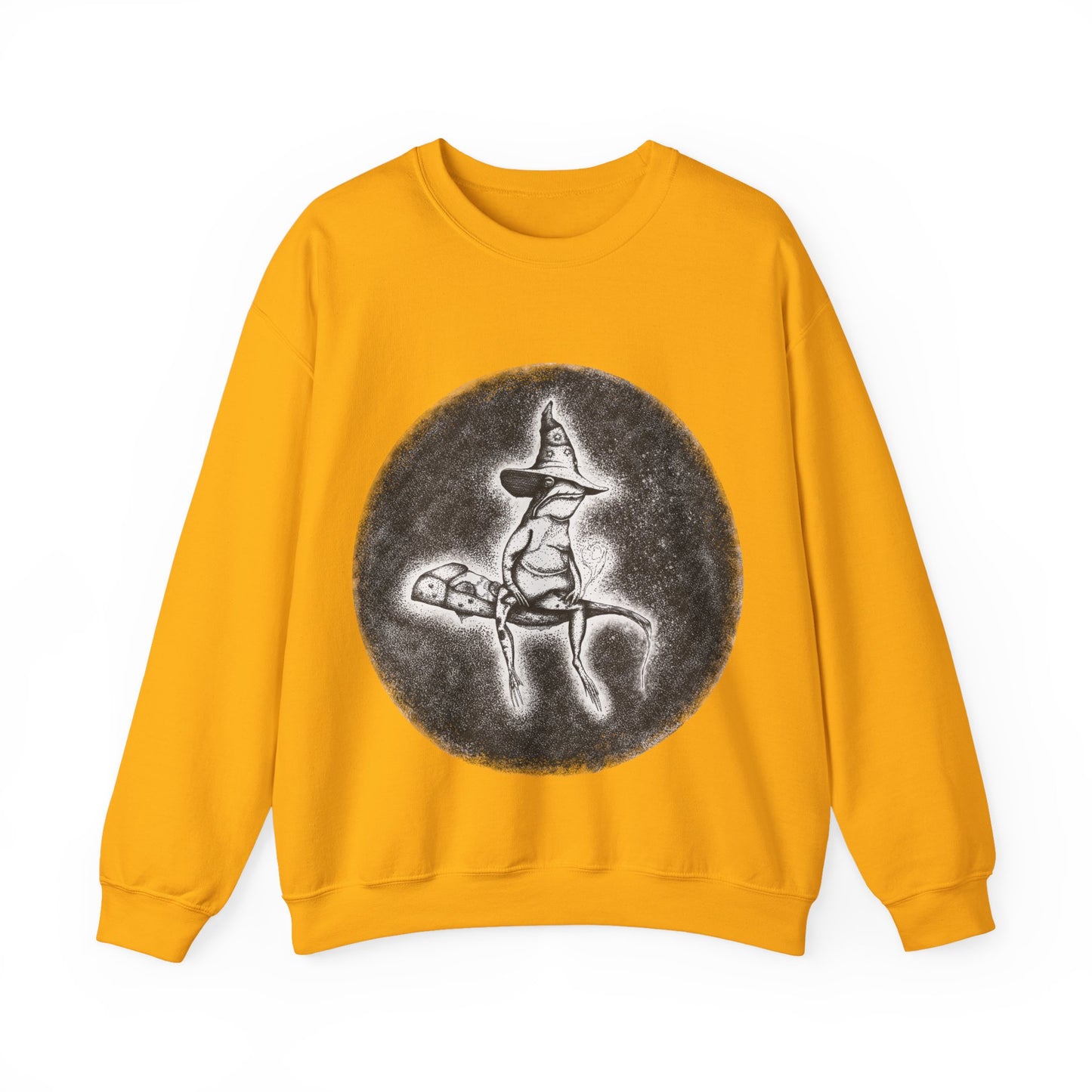 "Wizard Frog" Crewneck Sweatshirt (Unisex)