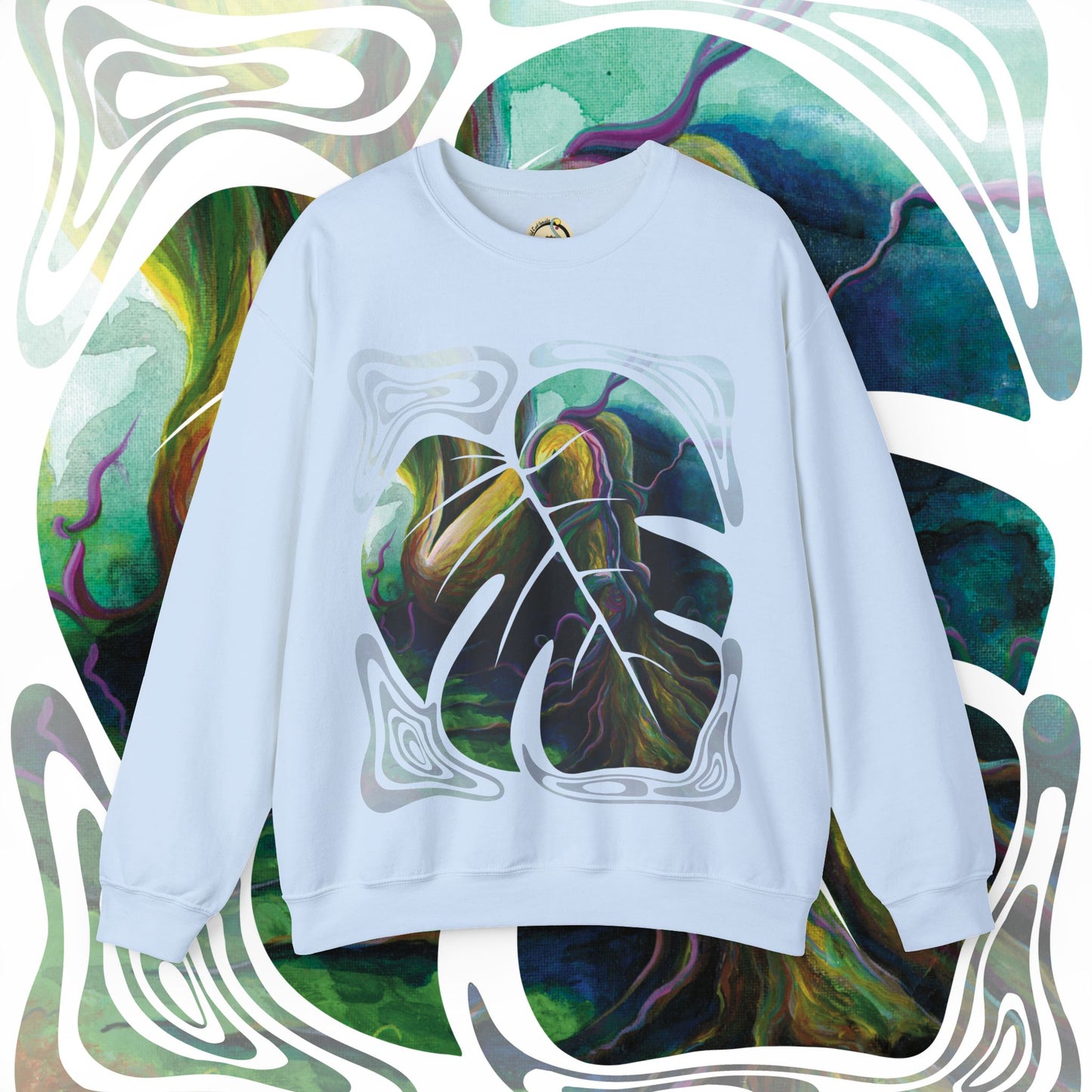 "Forest Nymph" Unisex Crewneck Sweatshirt (Art on Front)