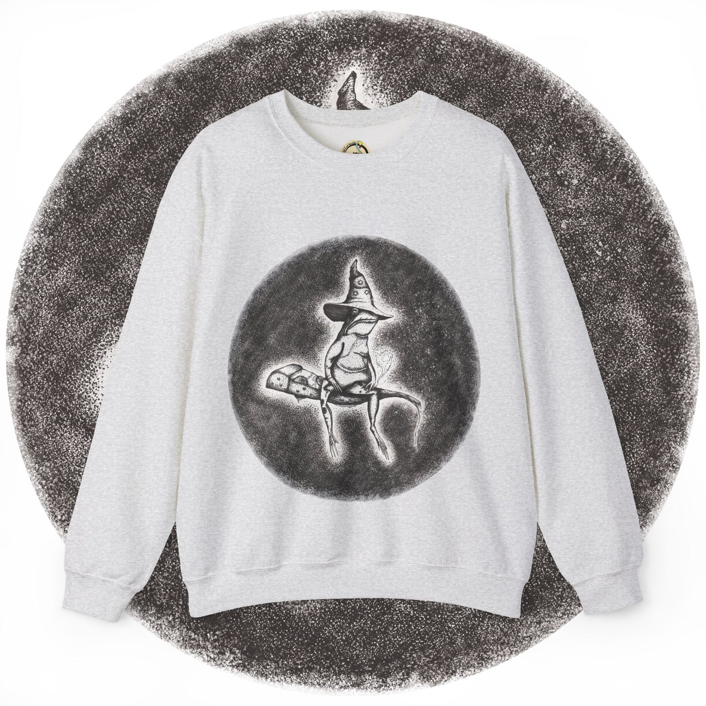 "Wizard Frog" Unisex Crewneck Sweatshirt
