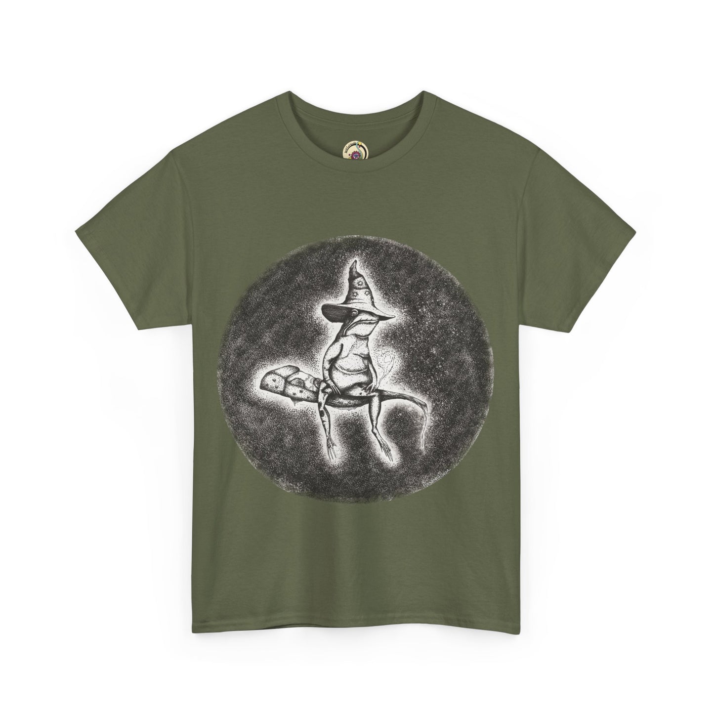"Wizard Frog" Unisex Heavy Cotton Tee