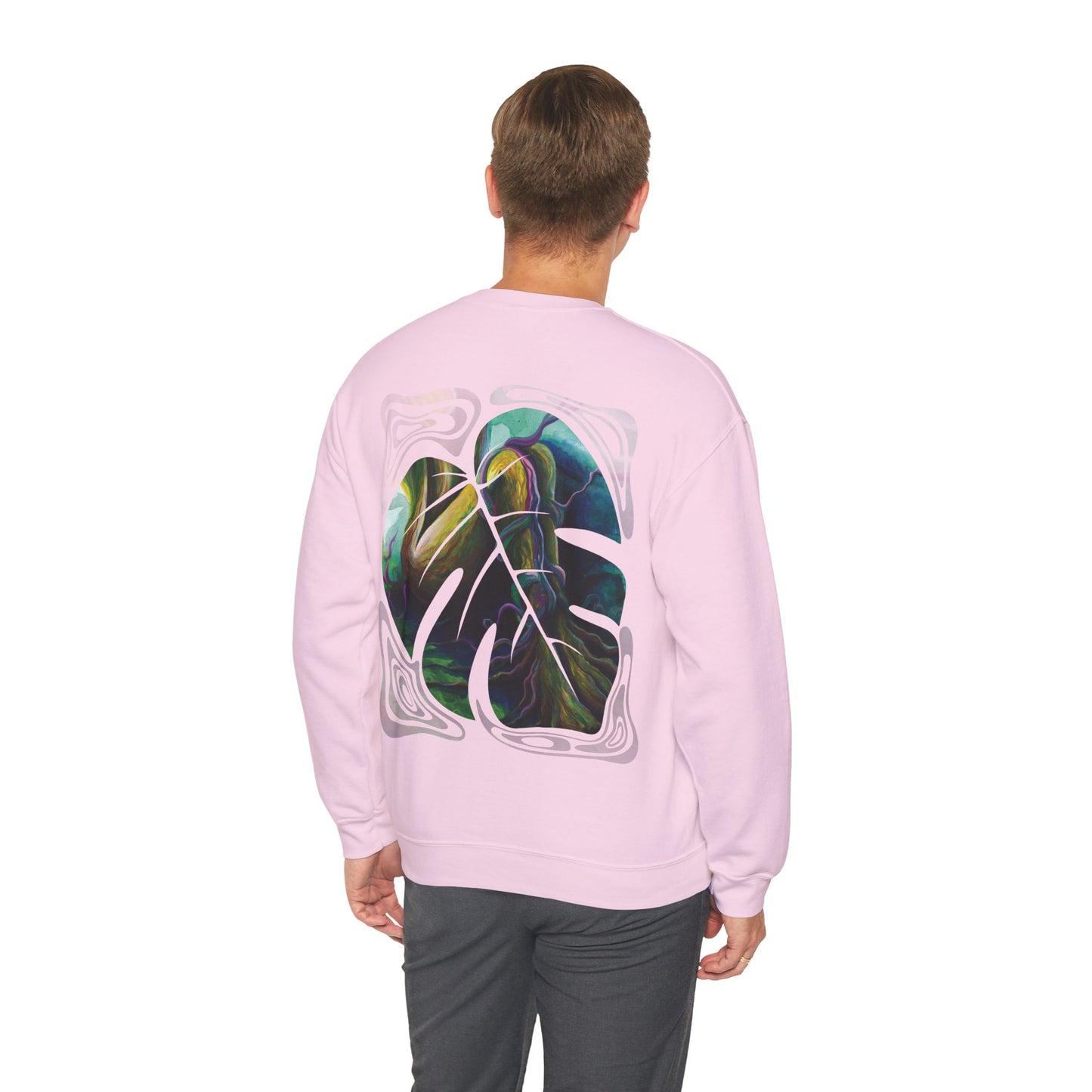 "Forest Nymph" Unisex Crewneck Sweatshirt (Art on Back)