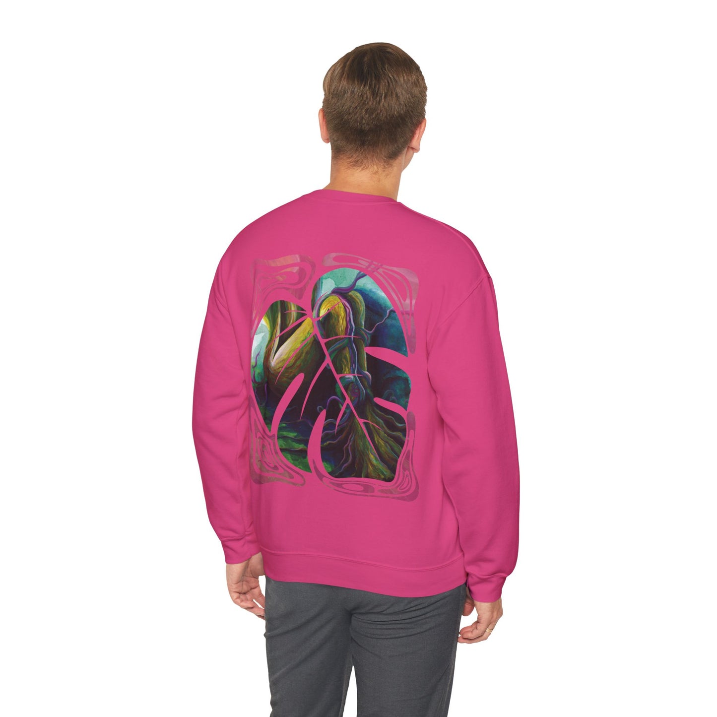 "Forest Nymph" Unisex Crewneck Sweatshirt (Art on Back)