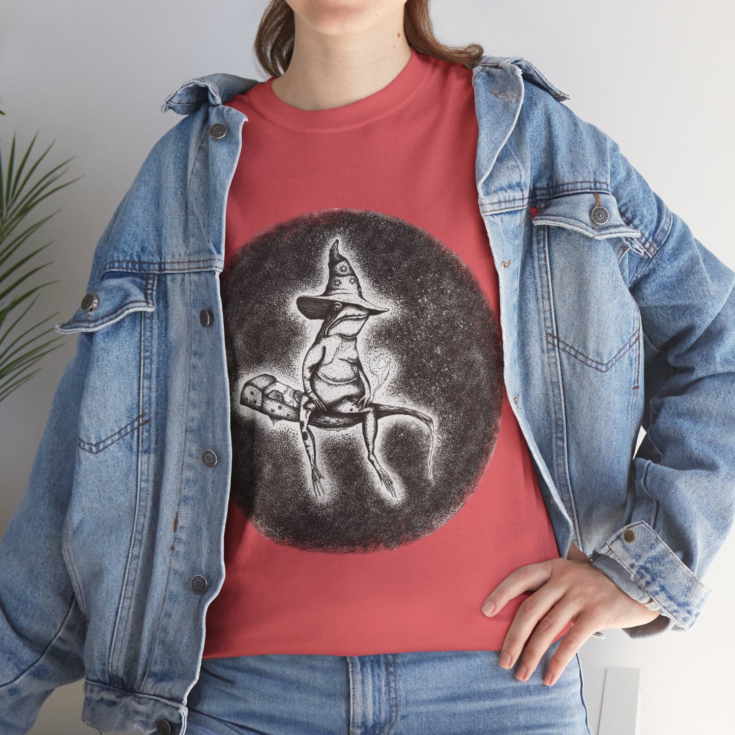 "Wizard Frog" Unisex Heavy Cotton T-Shirt