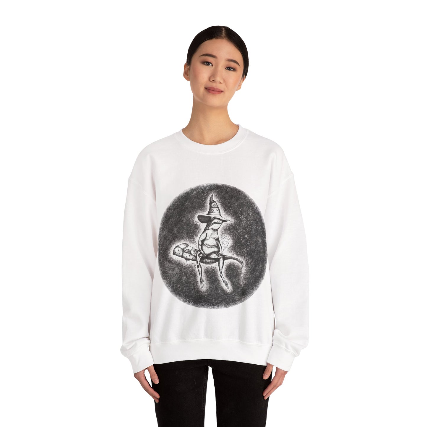 "Wizard Frog" Crewneck Sweatshirt (Unisex)