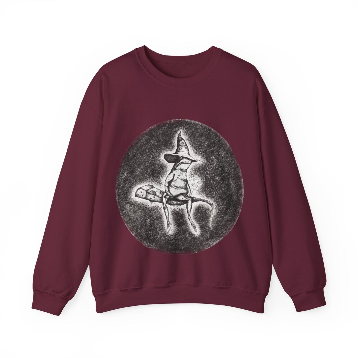 "Wizard Frog" Crewneck Sweatshirt (Unisex)