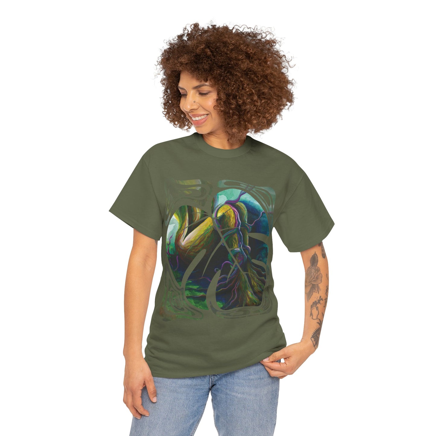 "Forest Nymph" Unisex Heavy Cotton T-Shirt