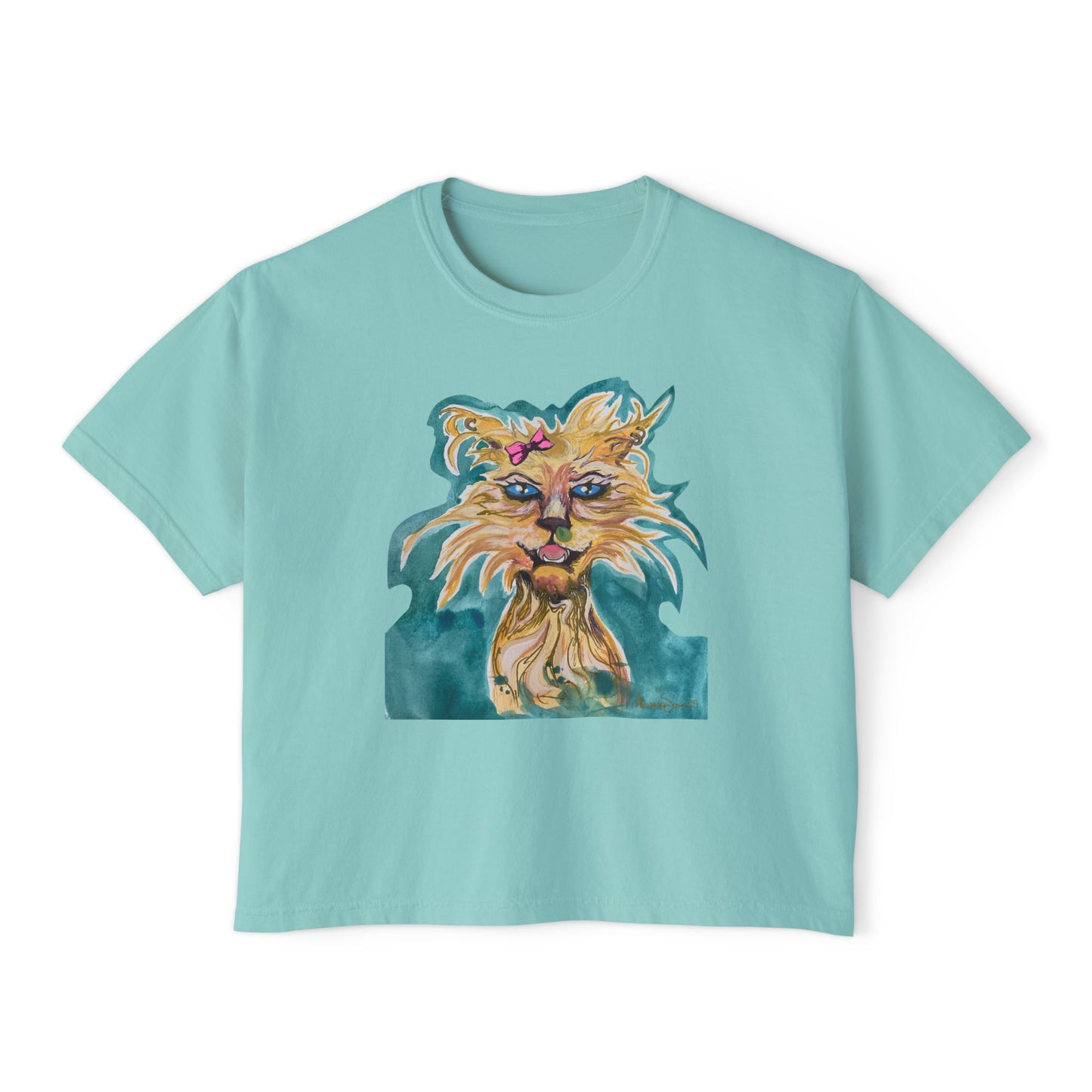 "Feral Cat" Women's Boxy Tee