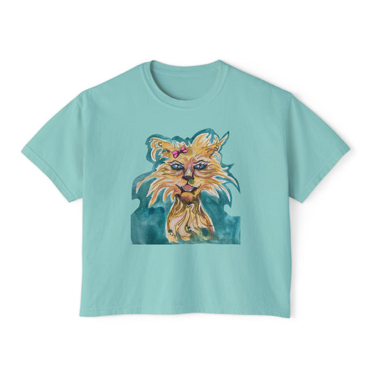 "Feral Cat" Women's Boxy Tee