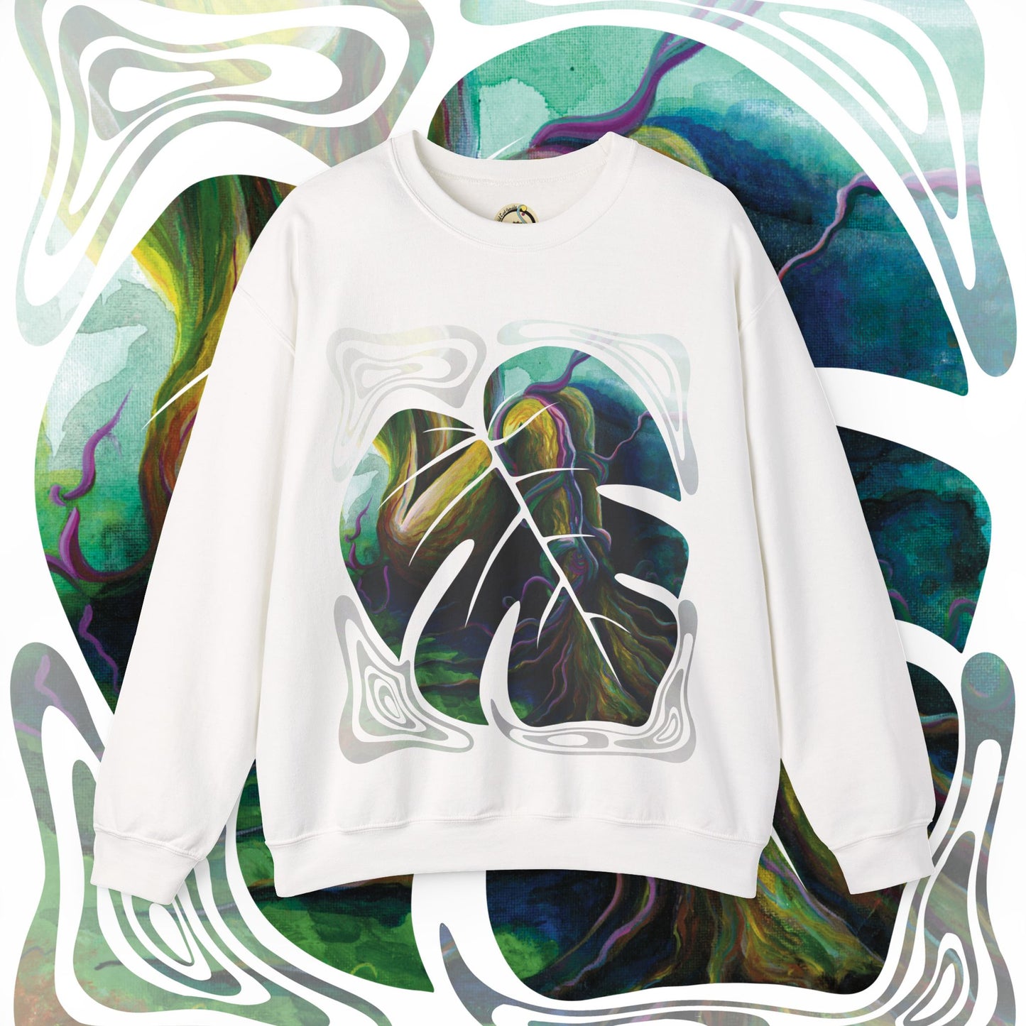 "Forest Nymph" Unisex Crewneck Sweatshirt (Art on Front)