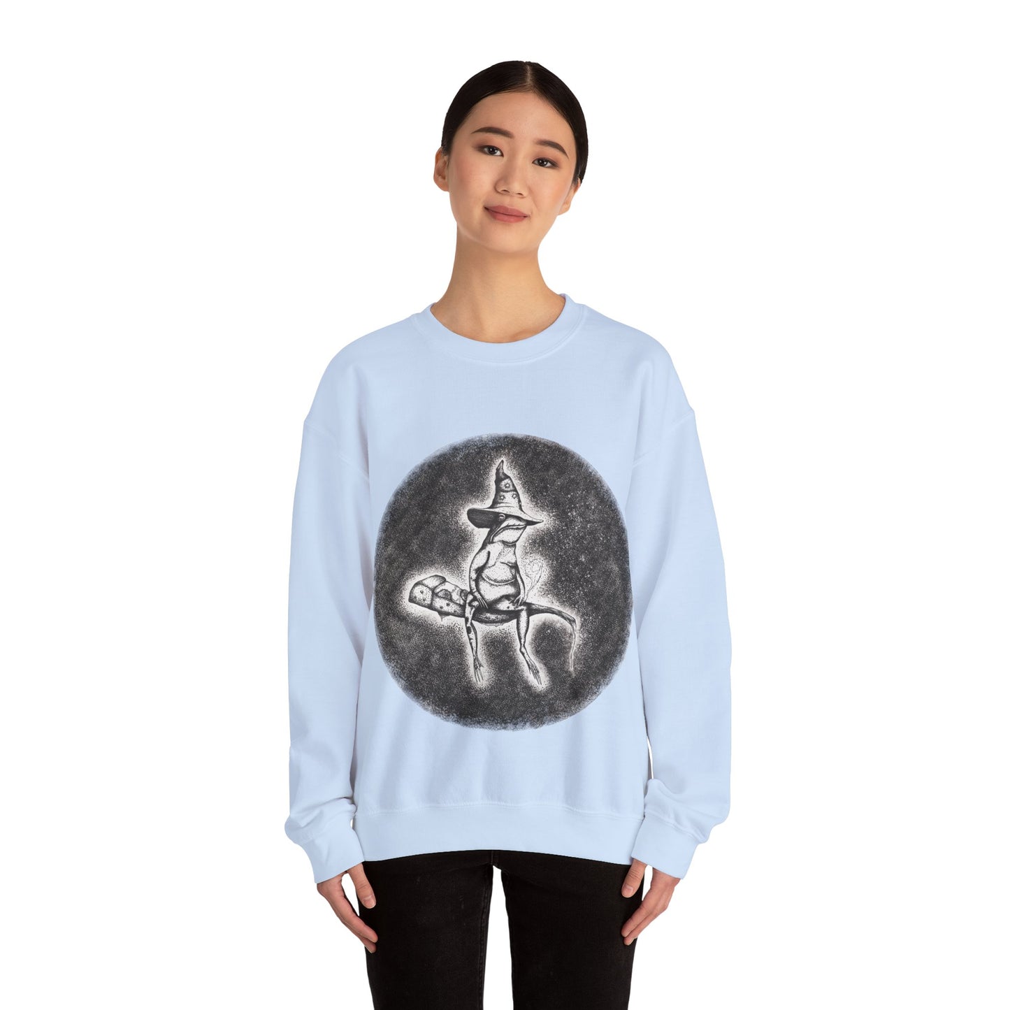 "Wizard Frog" Crewneck Sweatshirt (Unisex)