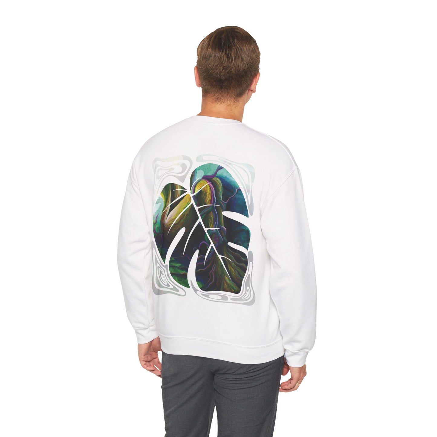 "Forest Nymph" Unisex Crewneck Sweatshirt (Art on Back)