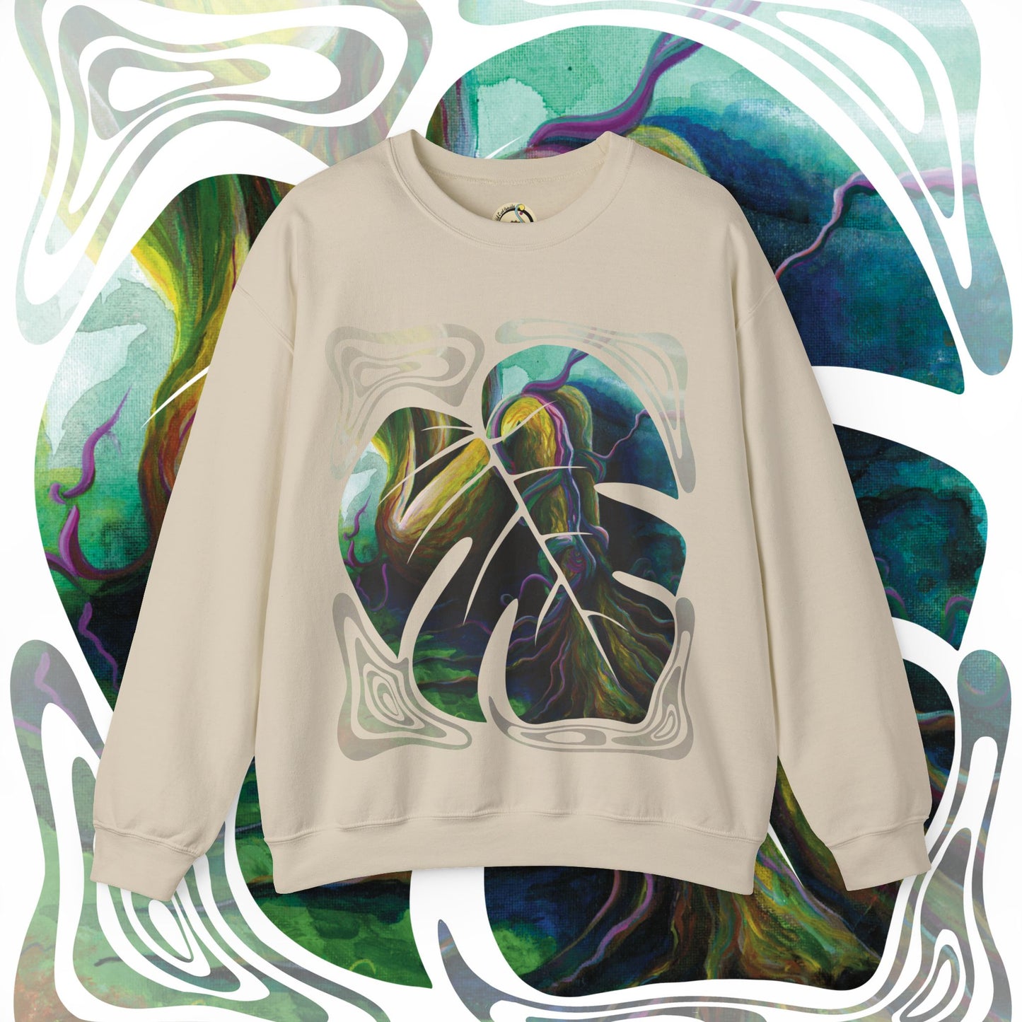 "Forest Nymph" Unisex Crewneck Sweatshirt (Art on Front)