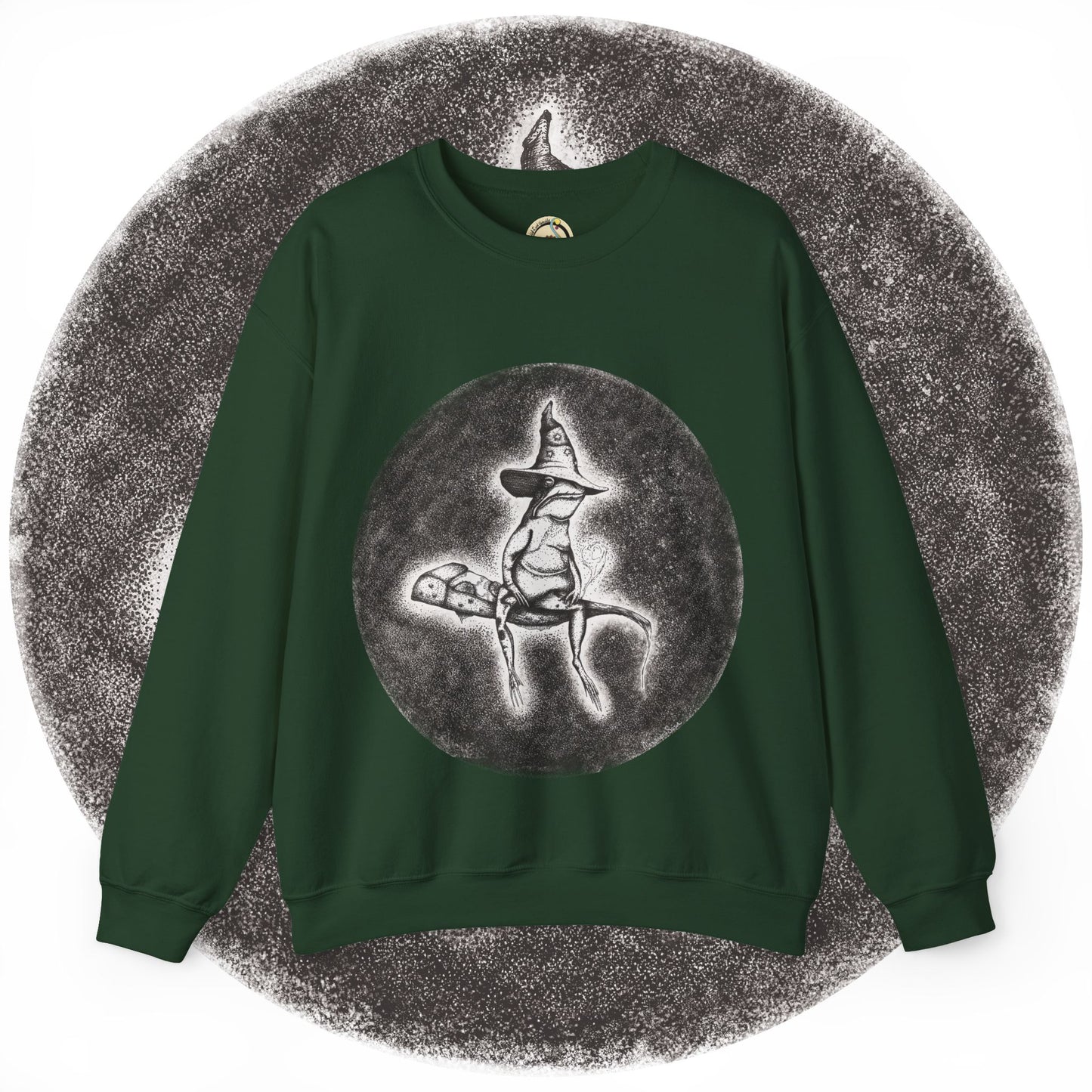 "Wizard Frog" Unisex Crewneck Sweatshirt