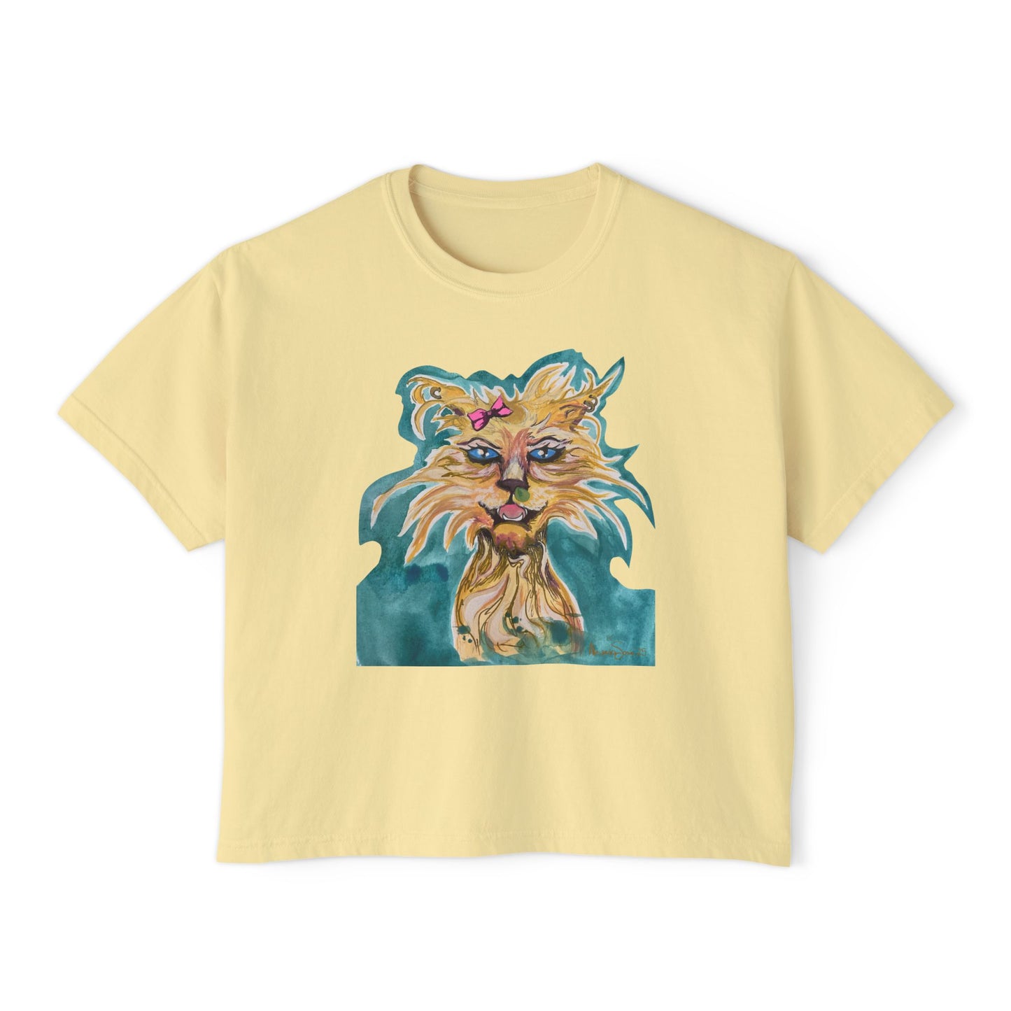 "Feral Cat" Women's Boxy Tee