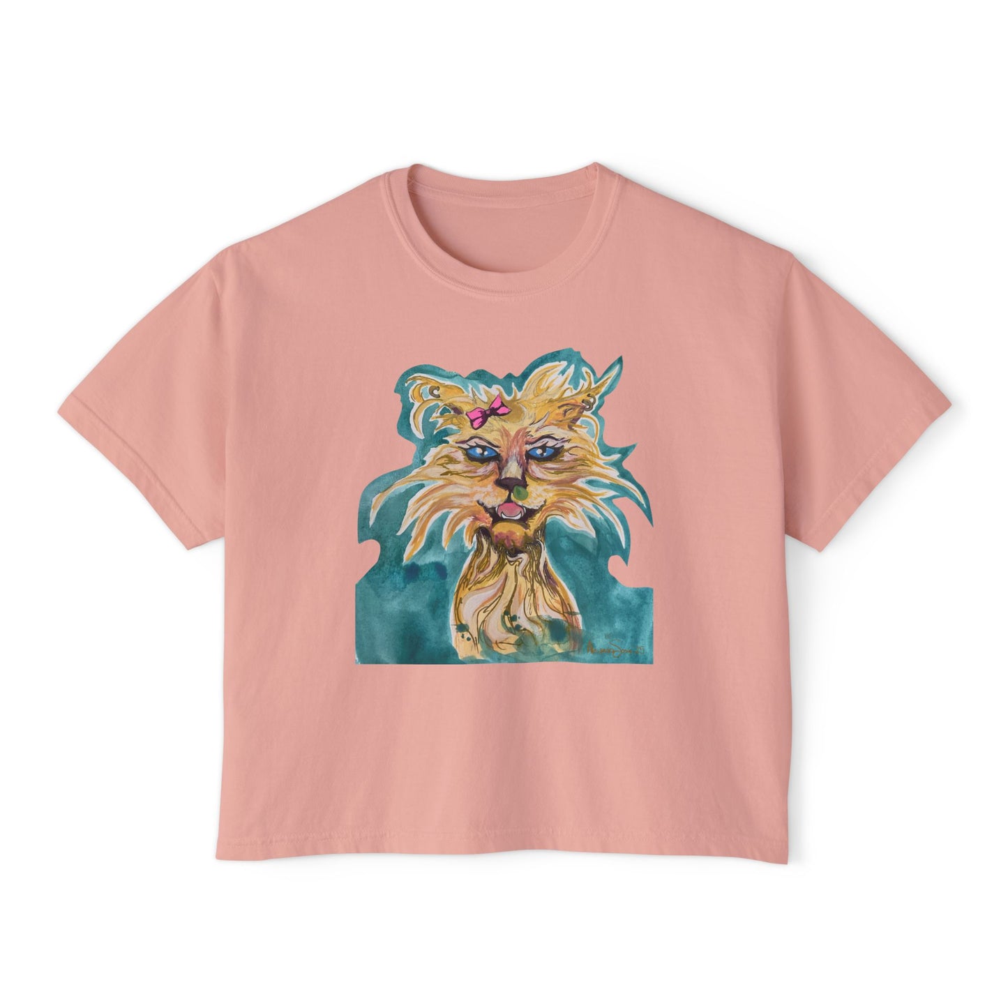 "Feral Cat" Women's Boxy Tee
