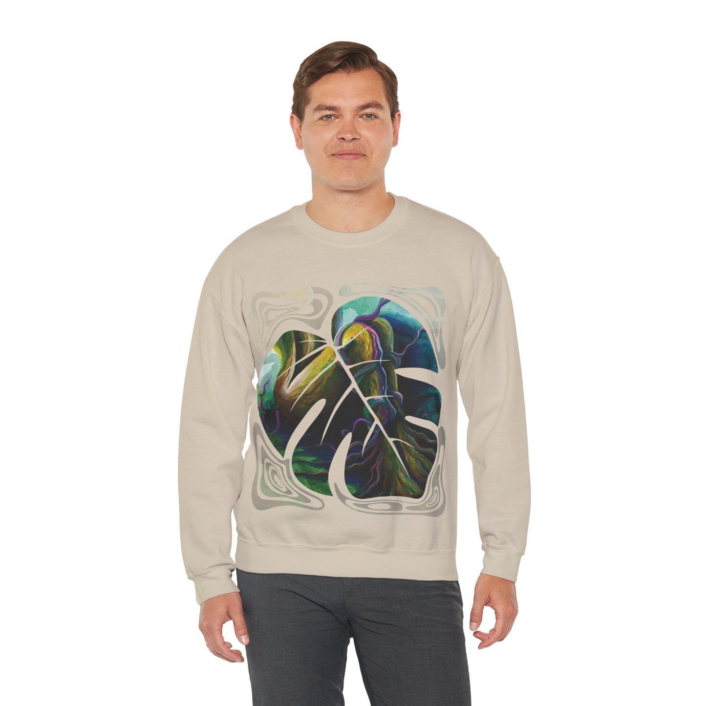 "Forest Nymph" Unisex Crewneck Sweatshirt (Art on Front)