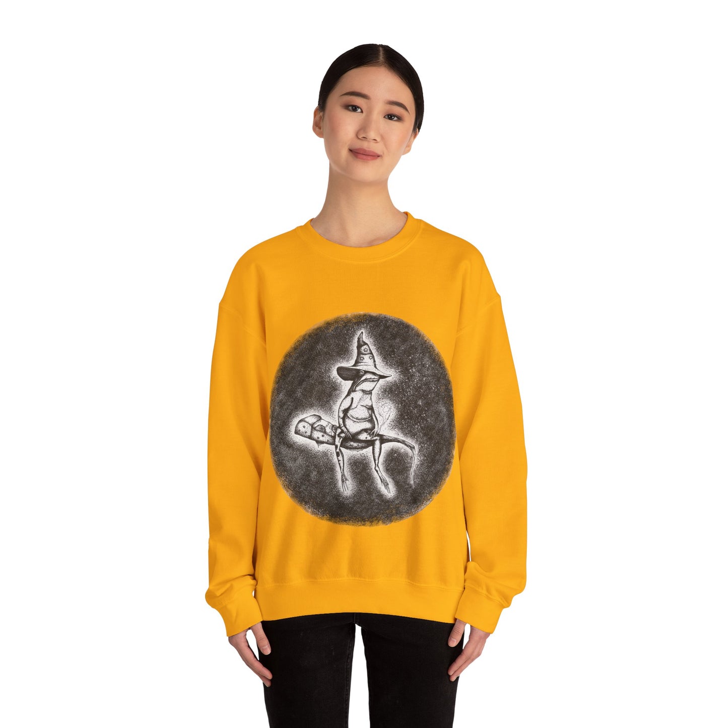 "Wizard Frog" Crewneck Sweatshirt (Unisex)