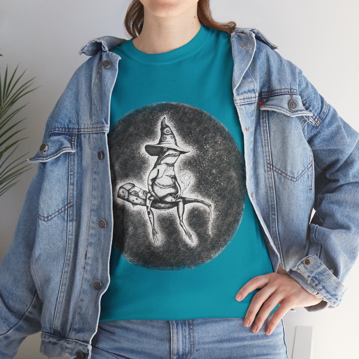 "Wizard Frog" Unisex Heavy Cotton T-Shirt