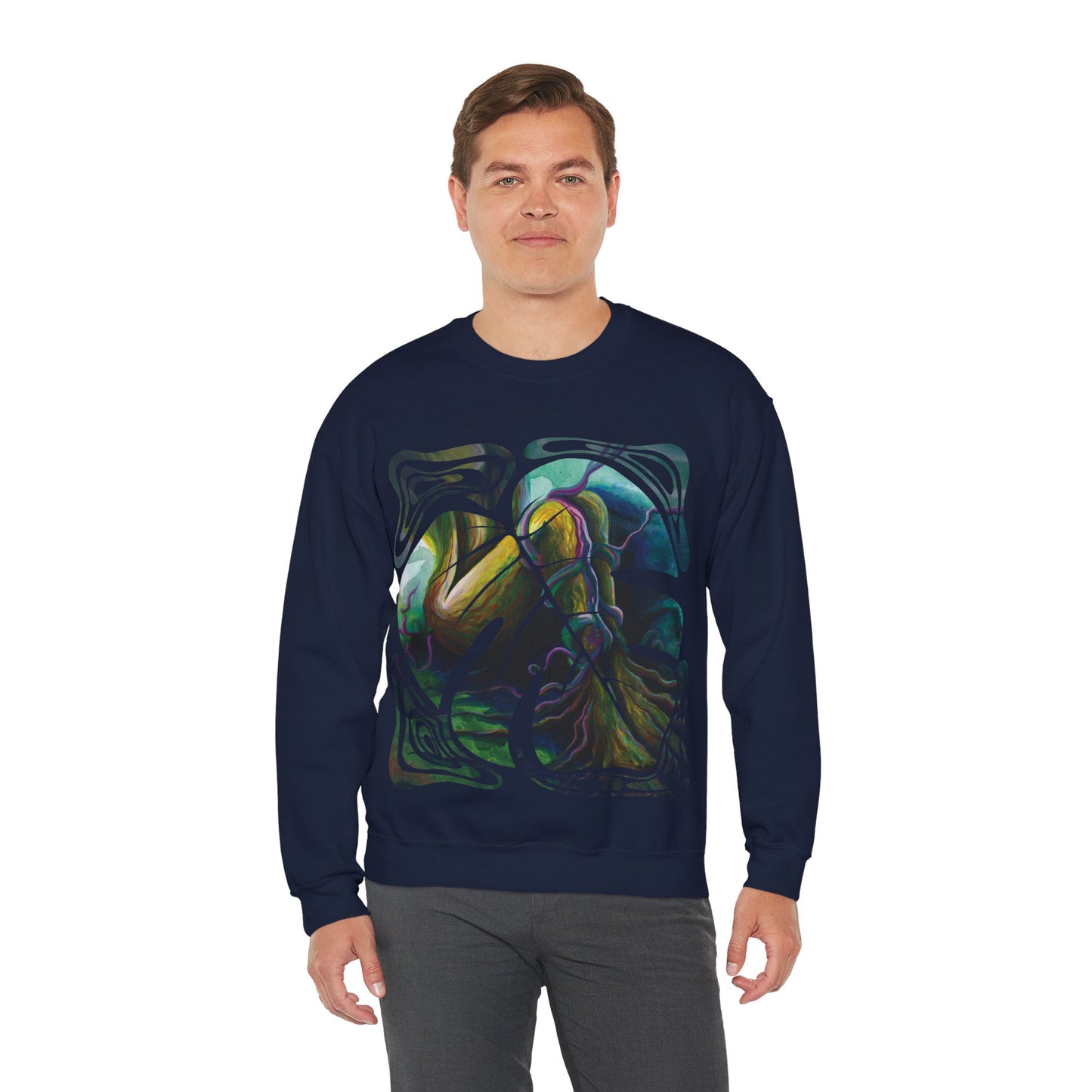 "Forest Nymph" Unisex Crewneck Sweatshirt (Art on Front)