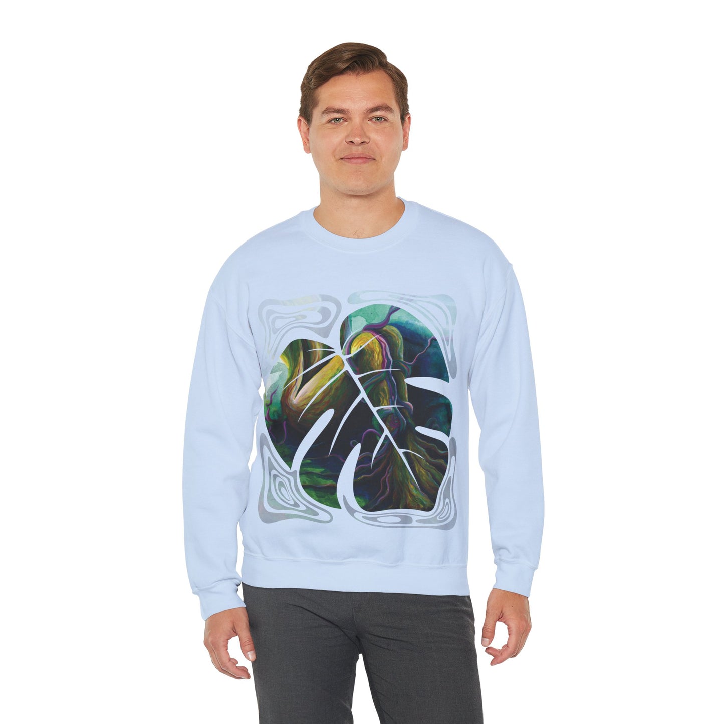 "Forest Nymph" Unisex Crewneck Sweatshirt (Art on Front)