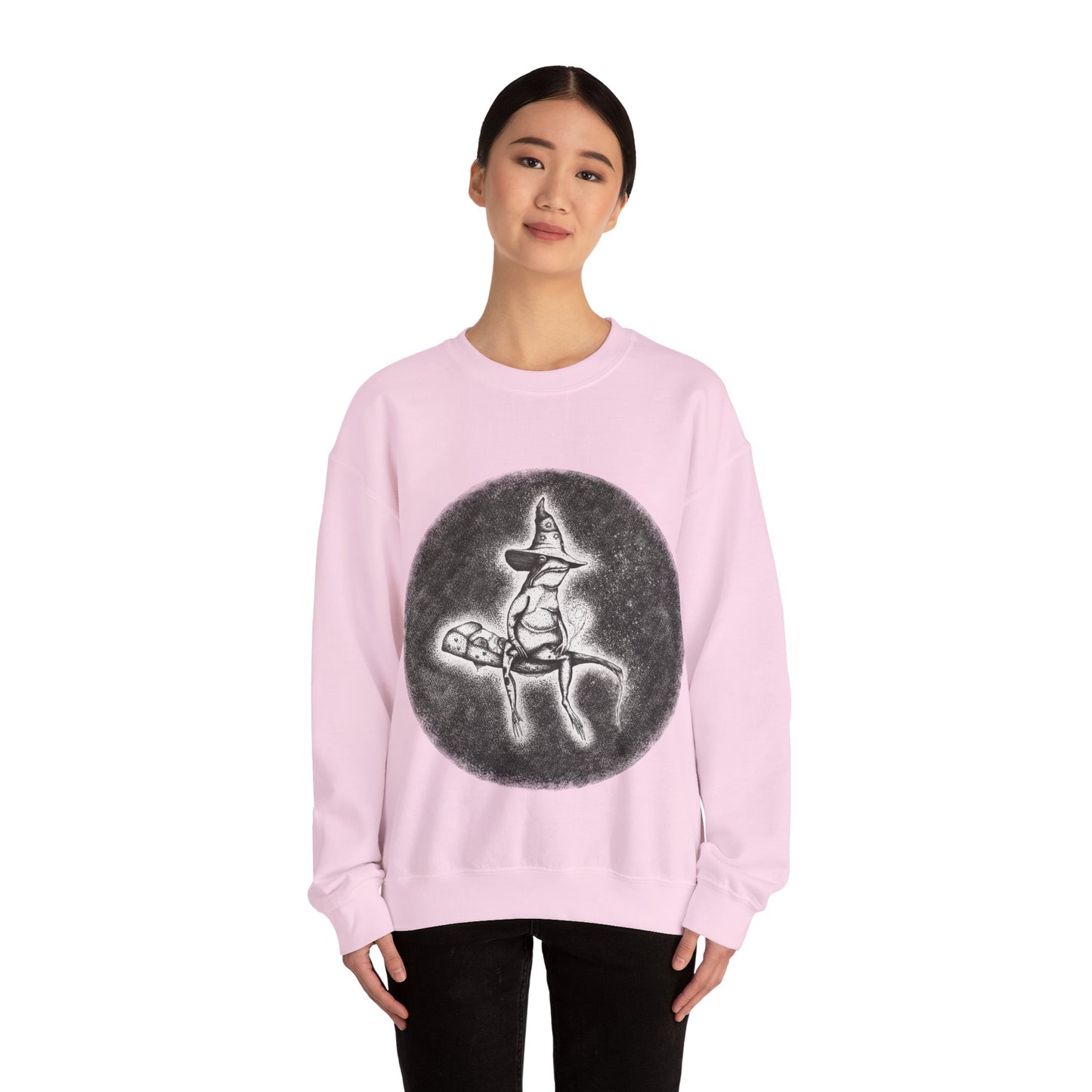 "Wizard Frog" Crewneck Sweatshirt (Unisex)