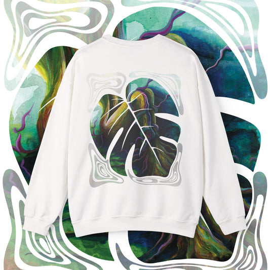 "Forest Nymph" Unisex Crewneck Sweatshirt (Art on Back)