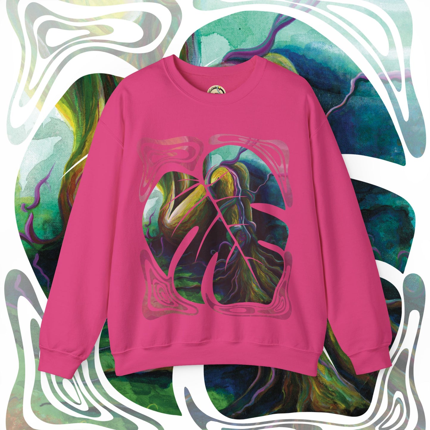 "Forest Nymph" Unisex Crewneck Sweatshirt (Art on Front)