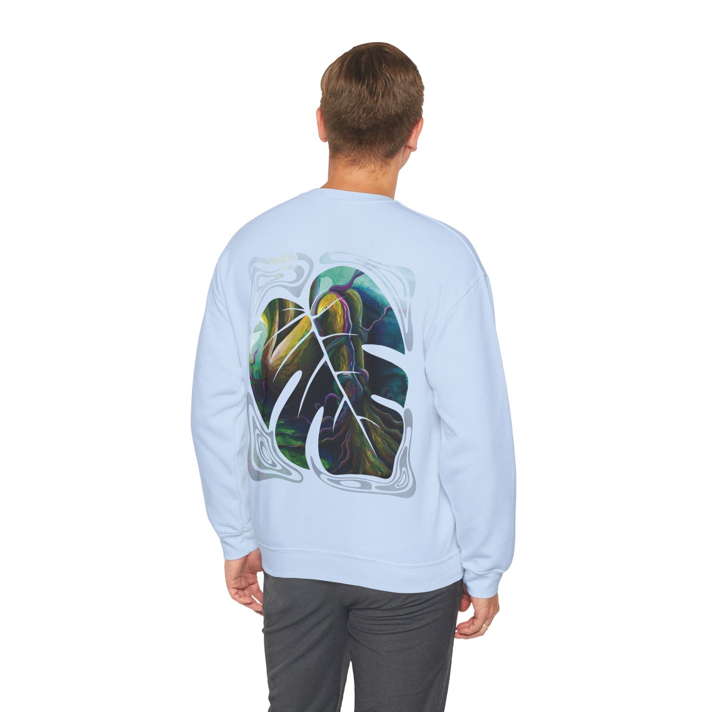 "Forest Nymph" Unisex Crewneck Sweatshirt (Art on Back)