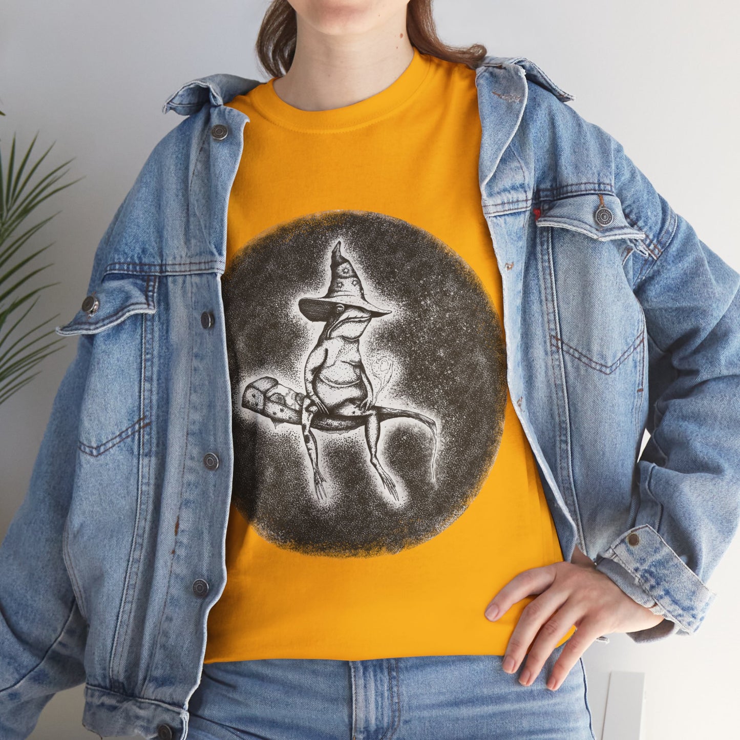 "Wizard Frog" Unisex Heavy Cotton T-Shirt